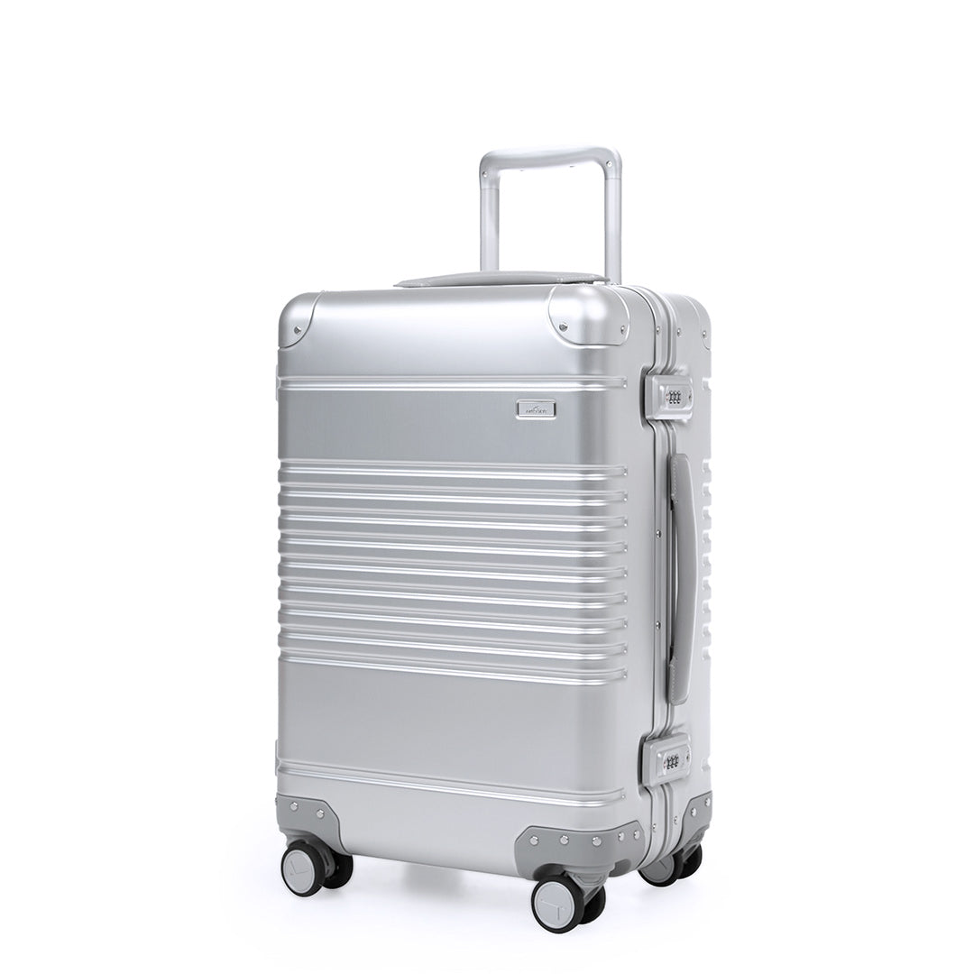 7 Best Luggage for Men - Carry-On, Checked, Toiletry Bag 2 The Frame Carry-On Max: Aluminum Edition