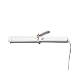 7 Best Travel Curling Irons: Dual Voltage International Options 2 T3 SinglePass Curl Professional Curling Iron Custom Blend Ceramic Long Barrel Curling and Wave Iron with Adjustable Heat Settings for Shiny Smooth Curls and Waves, 1 ¼ inch, White/Rose Gold